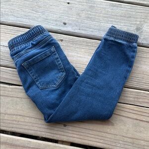 Maximus Rex Boy’s Size 6 Blue Denim Jogger Jeans Elastic Waist Drawstring